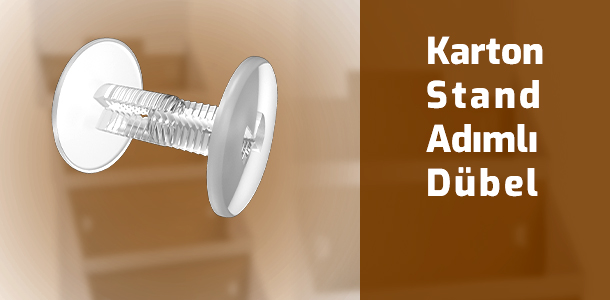 Karton Stand Adımlı Dübel