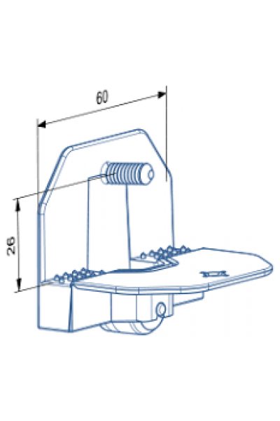 Karton stand tekerlekli ayak( AD T KT) 